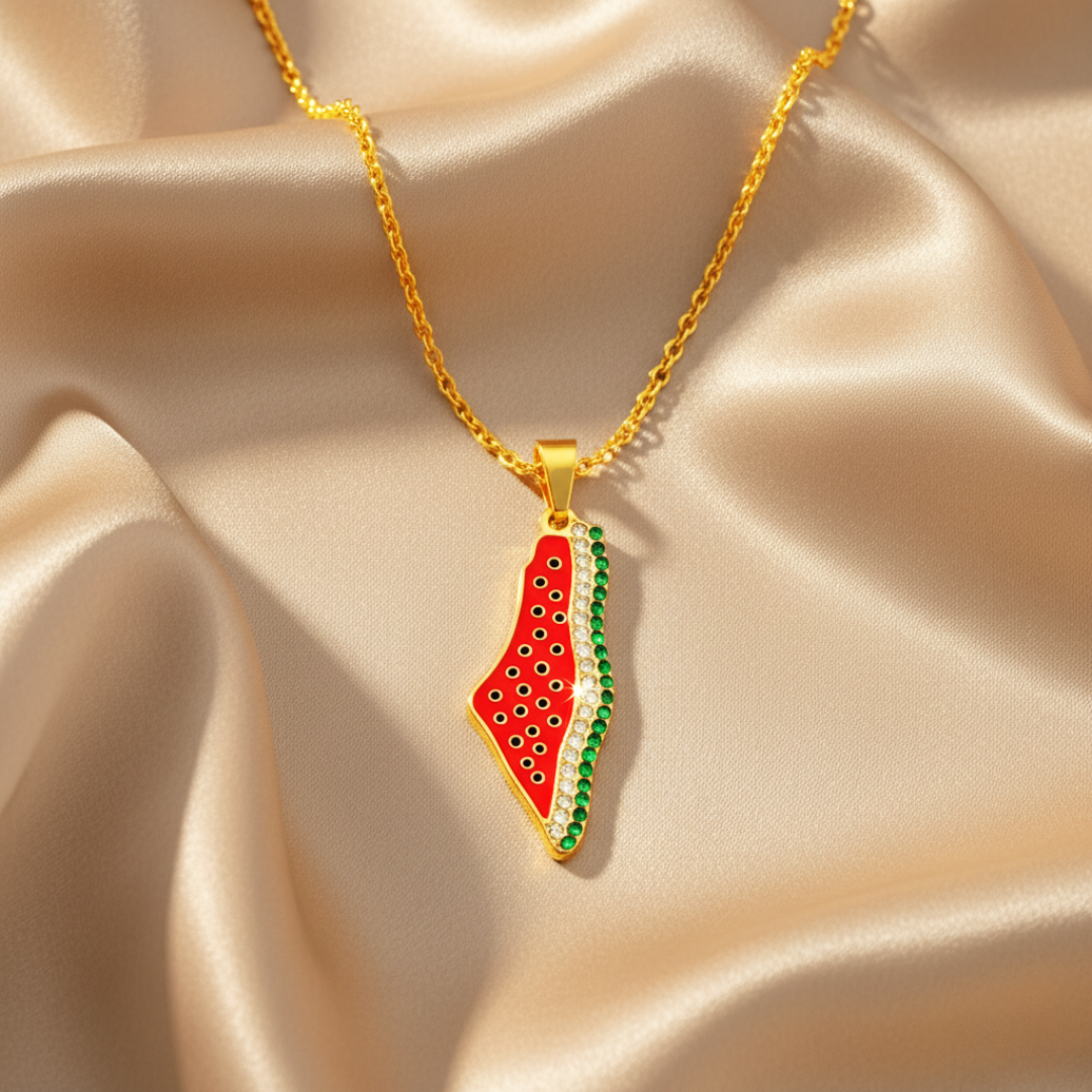 Barakah Palestine Watermelon Necklace