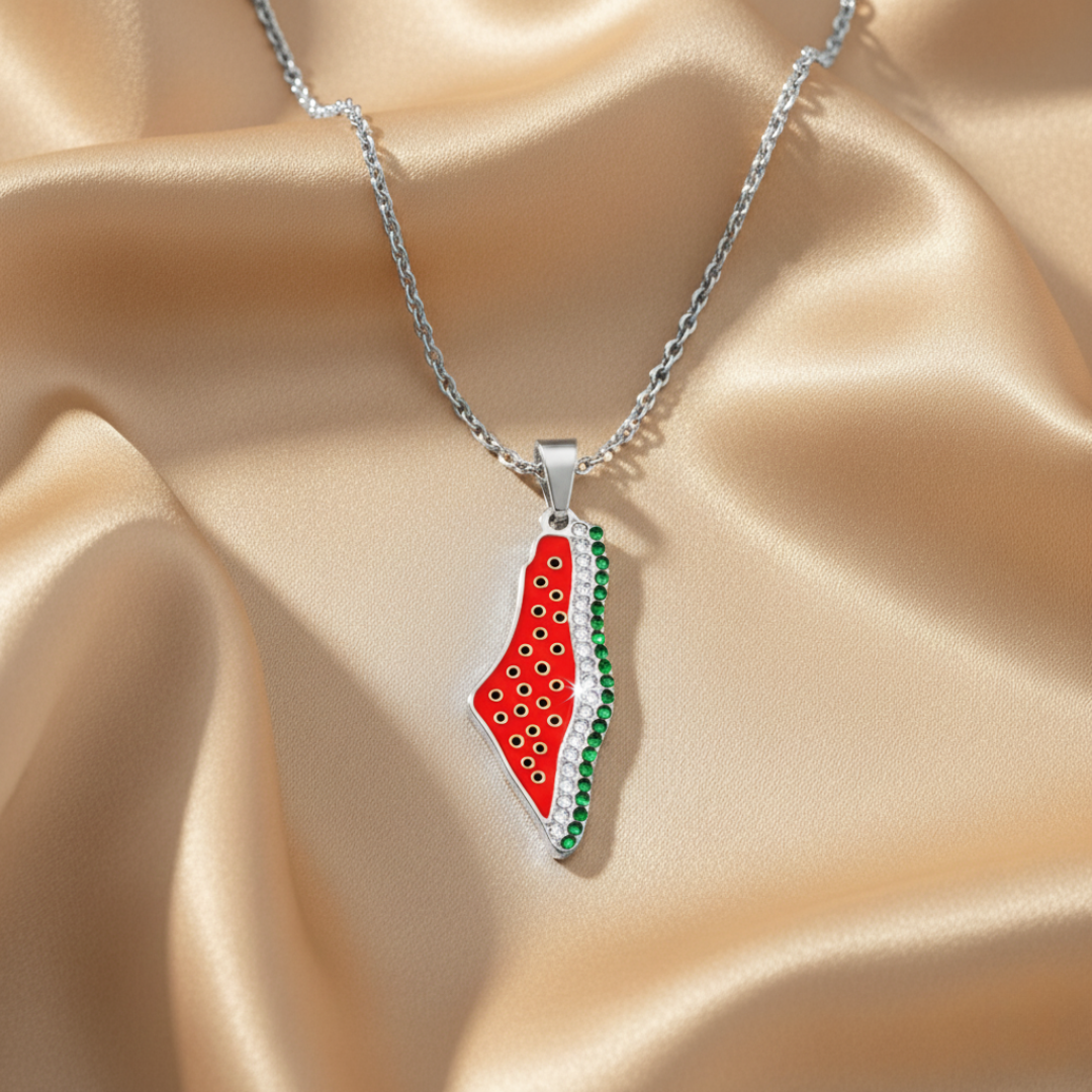 Barakah Palestine Watermelon Necklace