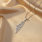 Barakah Palestine Calligraphy Map Necklace