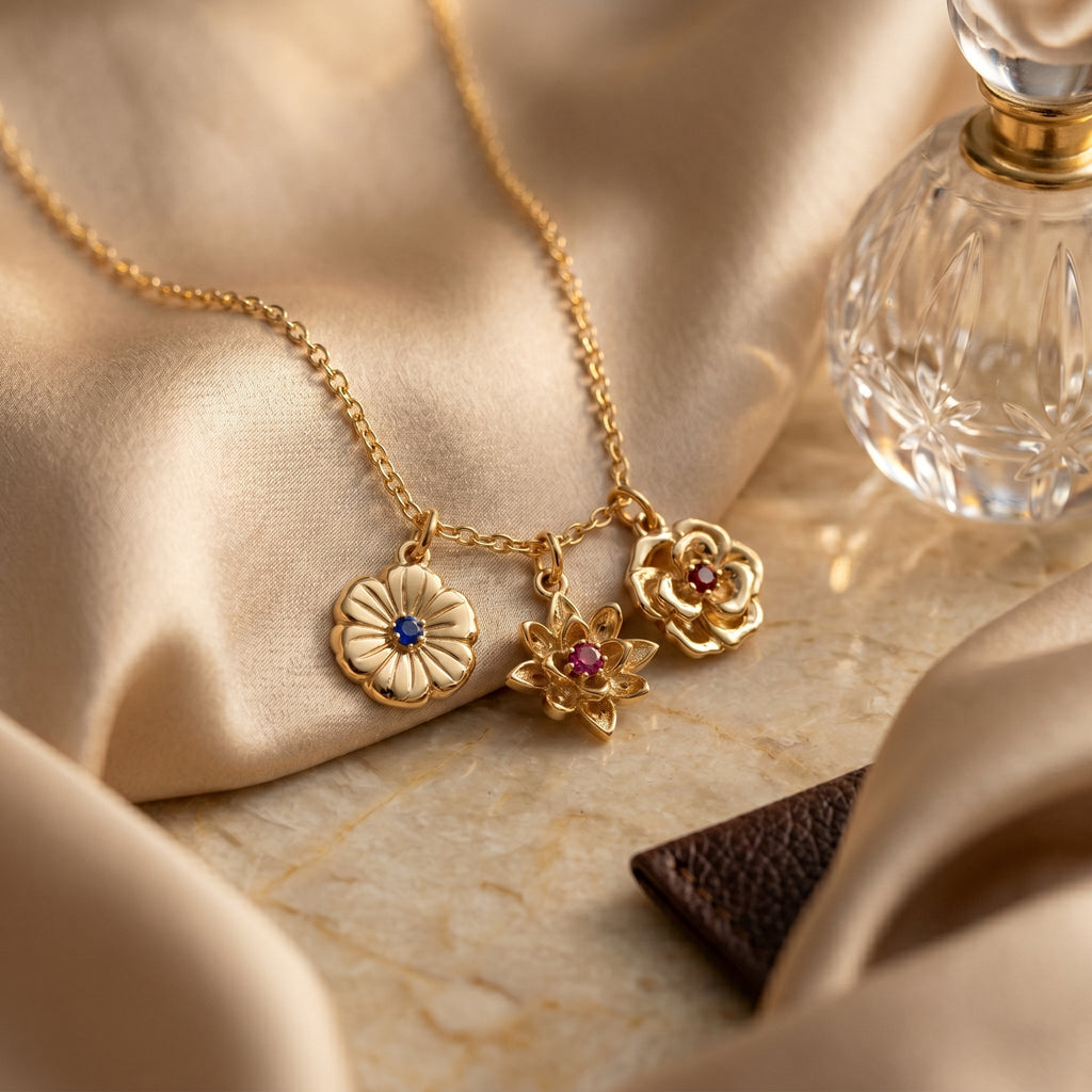 Bloom of Birth Charm Necklace