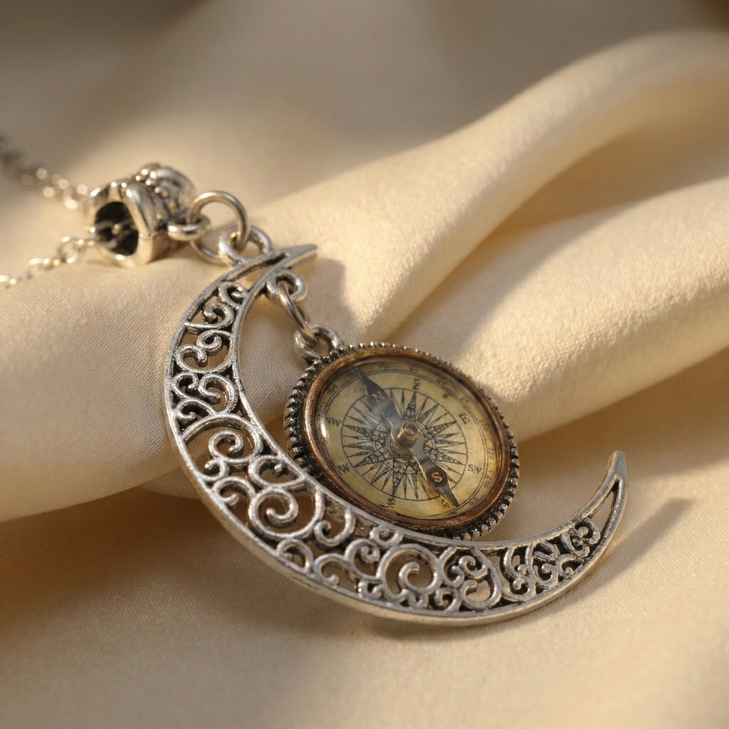 Barakah Noor Crescent Necklace