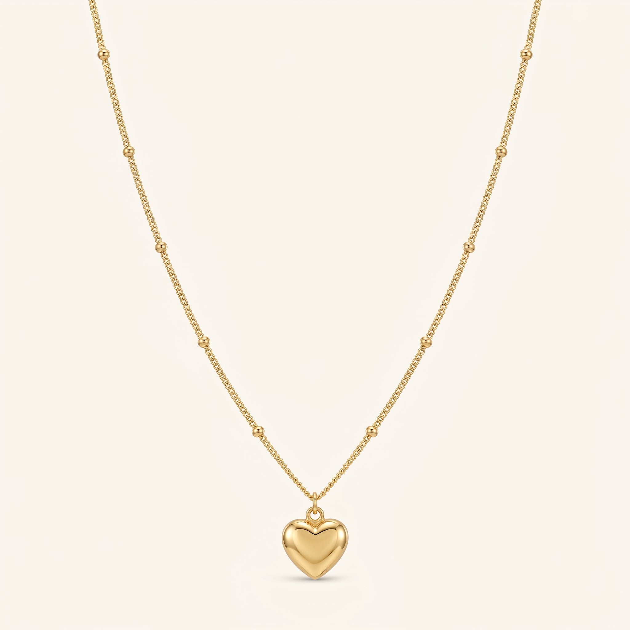 Dainty Heart Charm Necklace
