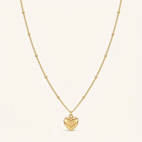Dainty Heart Charm Necklace