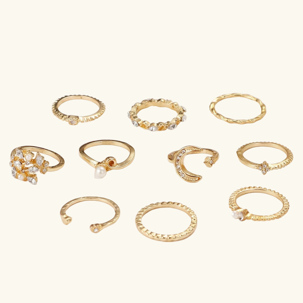 Barakah Layali Moonlight Ring Set