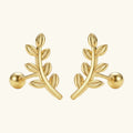 Barakah Sakinah Leaf Earrings