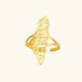 Barakah Palestine Calligraphy Map Ring
