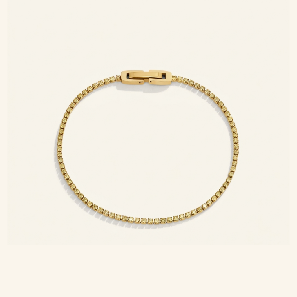 Keana Peridot Crystal Bracelet
